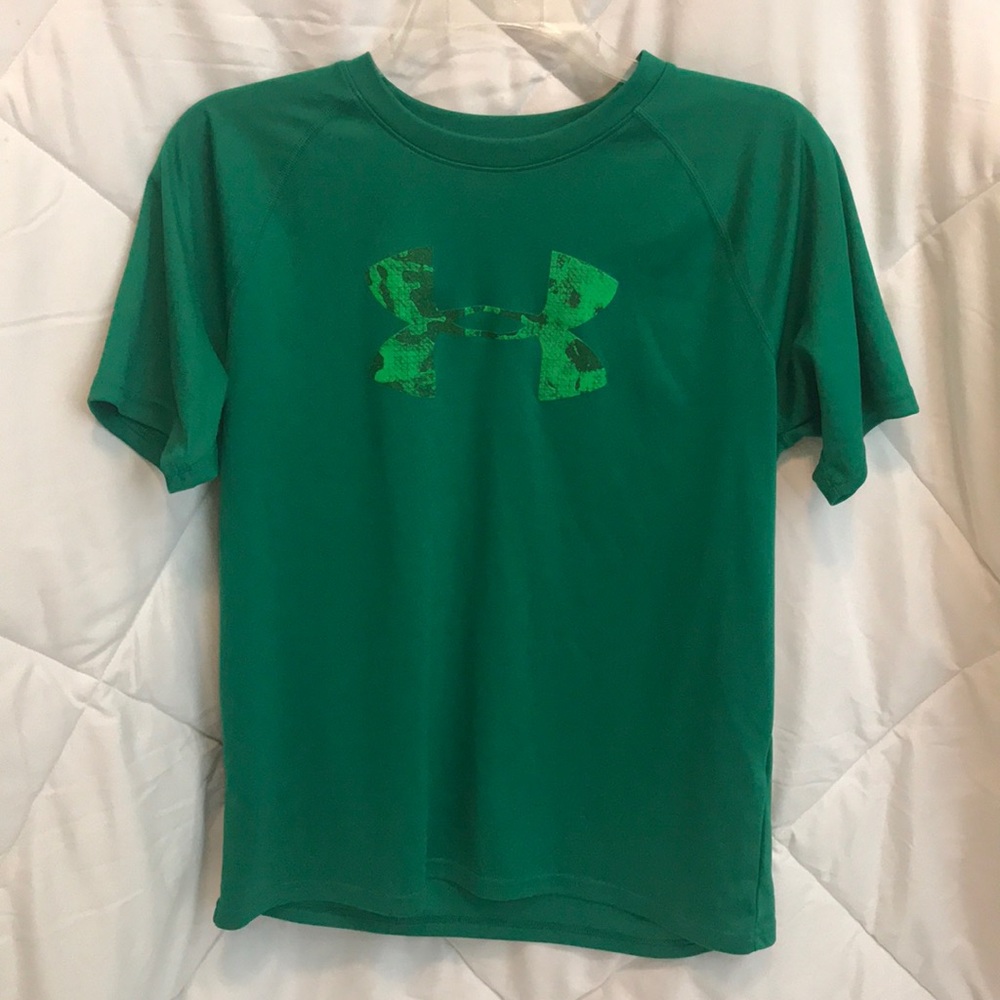 Green Under Armour Youth T-shirt